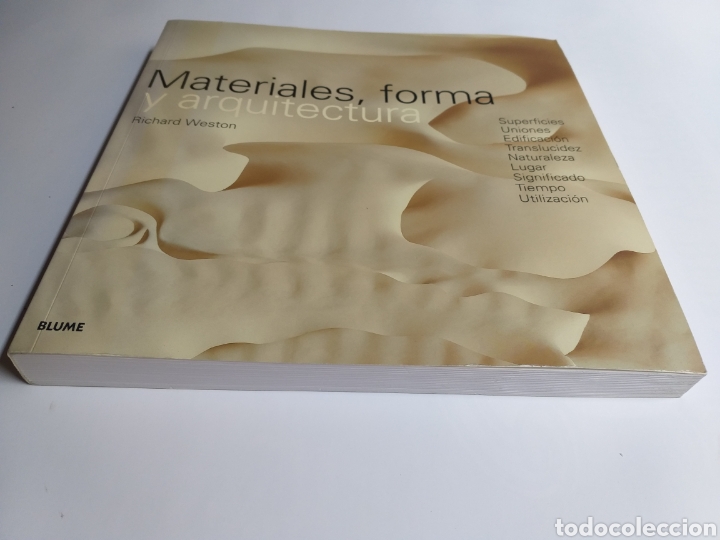 Libros de segunda mano: Materiales forma y arquitectura Richard Weston . Superficies uniones edificaci&oacute;n - Foto 2