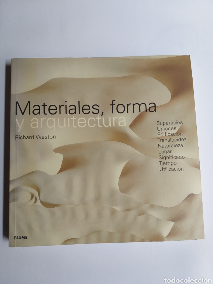 Libros de segunda mano: Materiales forma y arquitectura Richard Weston . Superficies uniones edificaci&oacute;n - Foto 1