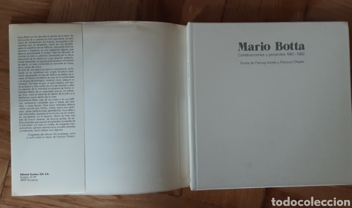 Libros de segunda mano: MARIO BOTTA. Construcciones y proyectos 1961-1982. - Foto 4