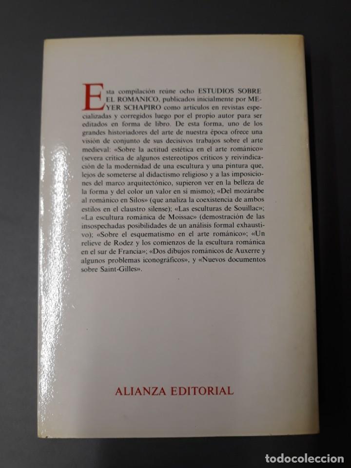 Libros de segunda mano: SCHAPIRO, MEYER. ESTUDIOS SOBRE EL ROM&Aacute;NICO - Foto 2