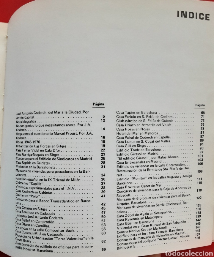 Libros de segunda mano: J. A. CODERCH 1945-1976. XARAIT EDICIONES 1978 - Foto 8