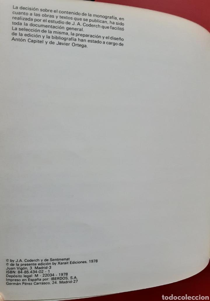 Libros de segunda mano: J. A. CODERCH 1945-1976. XARAIT EDICIONES 1978 - Foto 11