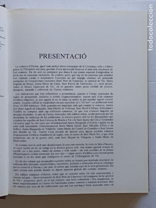 Libros de segunda mano: CATALUNYA ROMANICA OSONA TOMOS I Y II - Foto 2 - 269059008