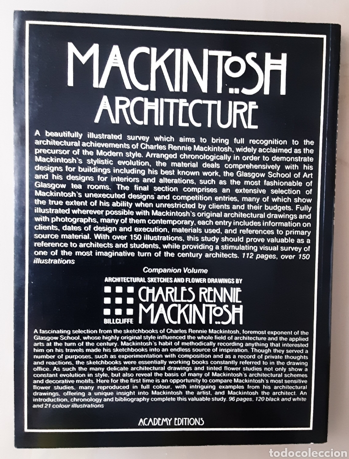 Libros de segunda mano: MACKINTOSH ARCHITECTURE. ACADEMY EDITIONS. - Foto 3