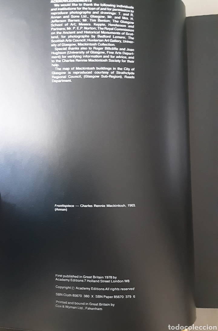 Libros de segunda mano: MACKINTOSH ARCHITECTURE. ACADEMY EDITIONS. - Foto 7