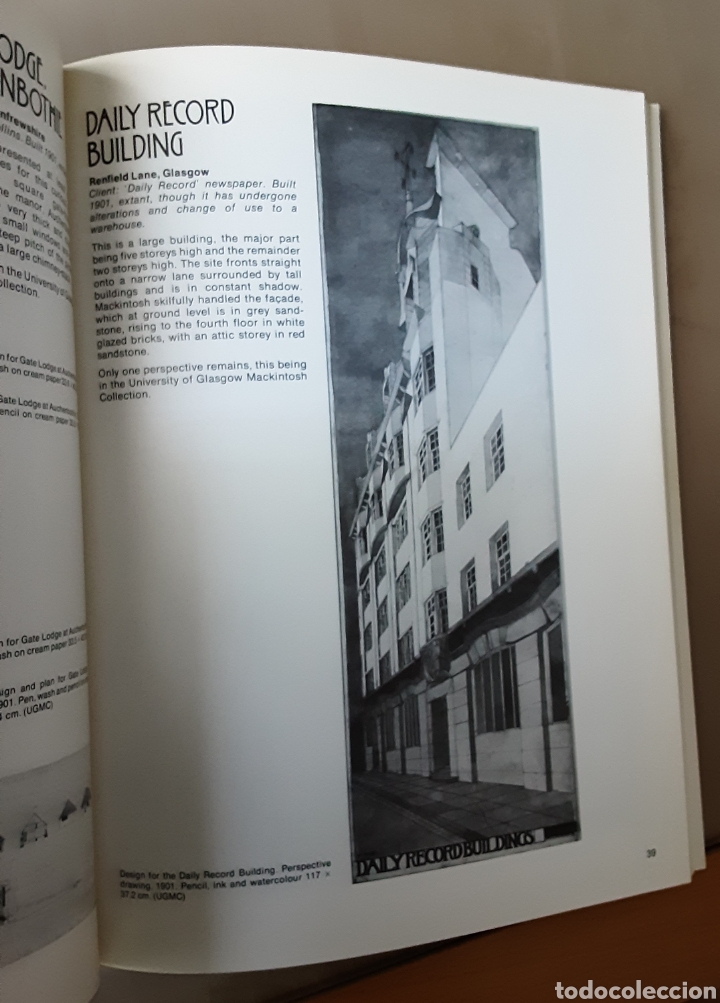 Libros de segunda mano: MACKINTOSH ARCHITECTURE. ACADEMY EDITIONS. - Foto 12