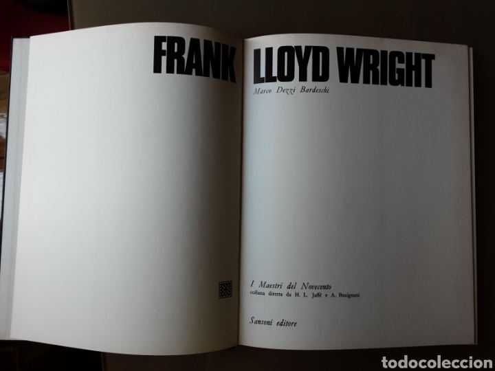 Libros de segunda mano: FRANK LLOYD WRIGHT. MARCO DEZZI BARDESCHI. SANSONI EDITORE. - Foto 6