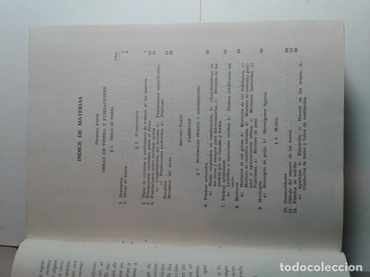 Libros de segunda mano: TRATADO MODERNO DE CONSTRUCCI&Oacute;N DE EDIFICIOS 1966 ROBERT SCHINDLER 8&ordf; EDICI&Oacute;N JOS&Eacute; MONTES&Oacute; - Foto 3