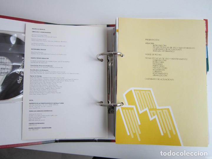 Libros de segunda mano: MANUAL DEL USO Y MANTENIMIENTO DEL EDIFICIO. INSTITUTO DE LA CONSTRUCCI&Oacute;N DE CASTILLA Y LEON. CON CD - Foto 4