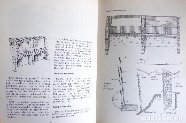 Libros de segunda mano: 25 MODERNOS PROYECTOS DE CHALETS + COMPLEMENTOS DEL CHALET. CEAC 1976 Y 78 - Foto 4