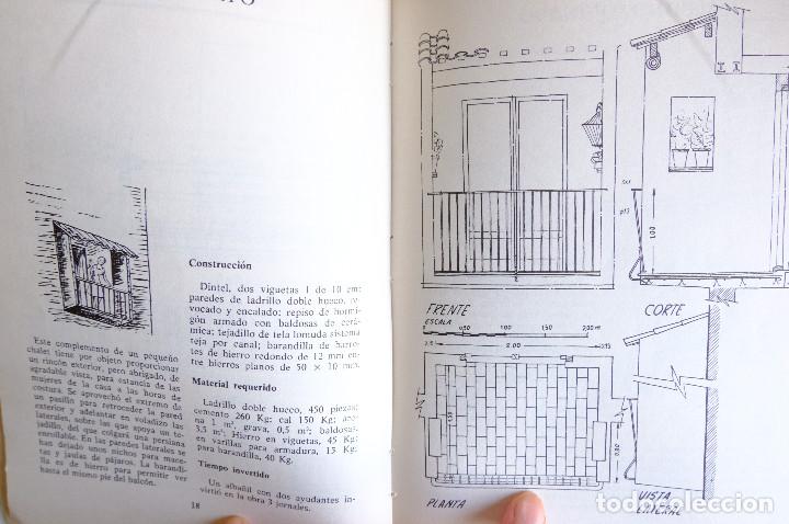 Libros de segunda mano: 25 MODERNOS PROYECTOS DE CHALETS + COMPLEMENTOS DEL CHALET. CEAC 1976 Y 78 - Foto 5