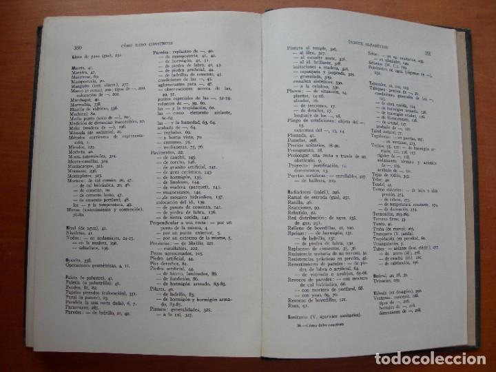 Libros de segunda mano: COMO DEBO CONSTRUIR / PEDRO BENAVENT BARBER&Aacute; - Foto 10