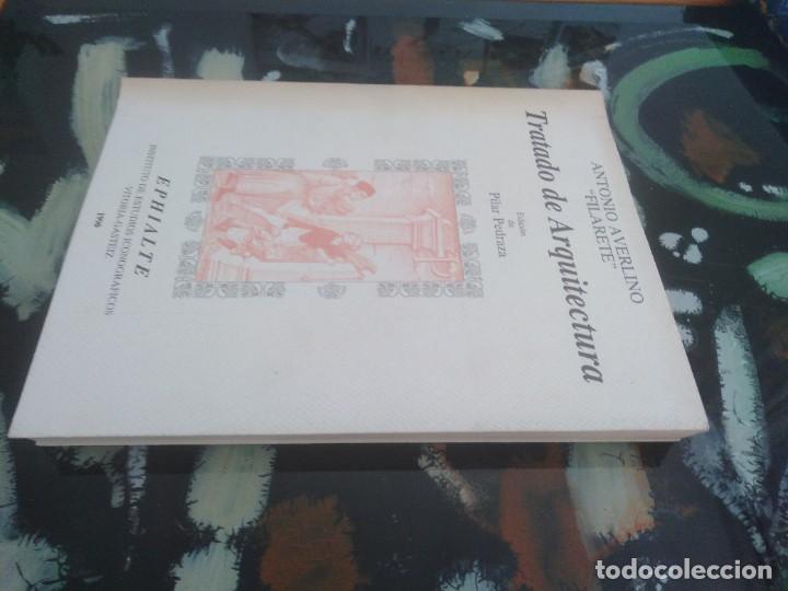 Libros de segunda mano: TRATADO DE ARQUITECTURA ANTONIO AVERLINO INSTITUTO DE ESTUDIOS ICONOGRÁFICOS VICTORIA-GASTEIZ - Foto 5 - 288531948