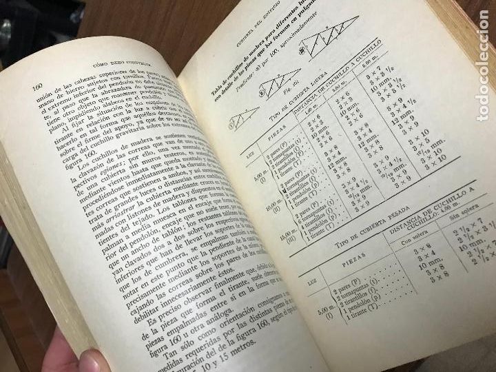 Libros de segunda mano: C&oacute;mo debo construir. Manual pr&aacute;ctico de construcci&oacute;n de edificios. Pedro Benavent. 1945 - Foto 3