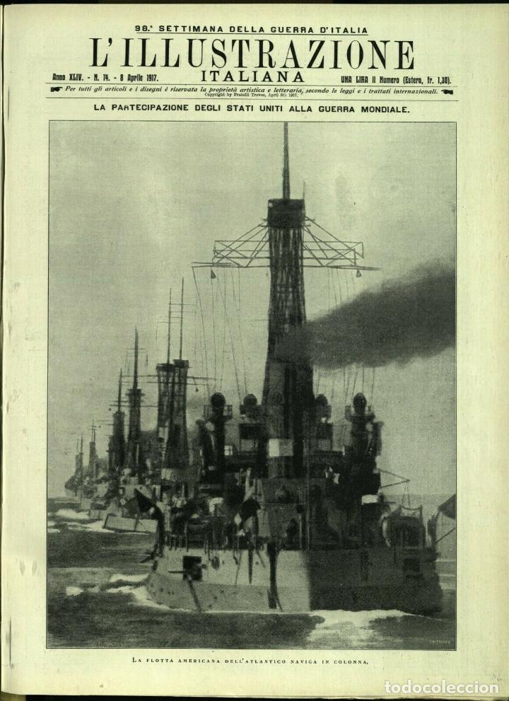 Libros de segunda mano: L'illustrazione Italiana anno XLIV N.14 del 1917