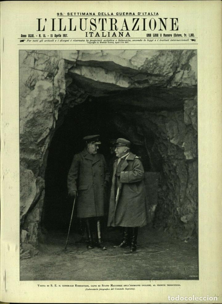 Libros de segunda mano: L'illustrazione Italiana anno XLIV N.15 del 1917