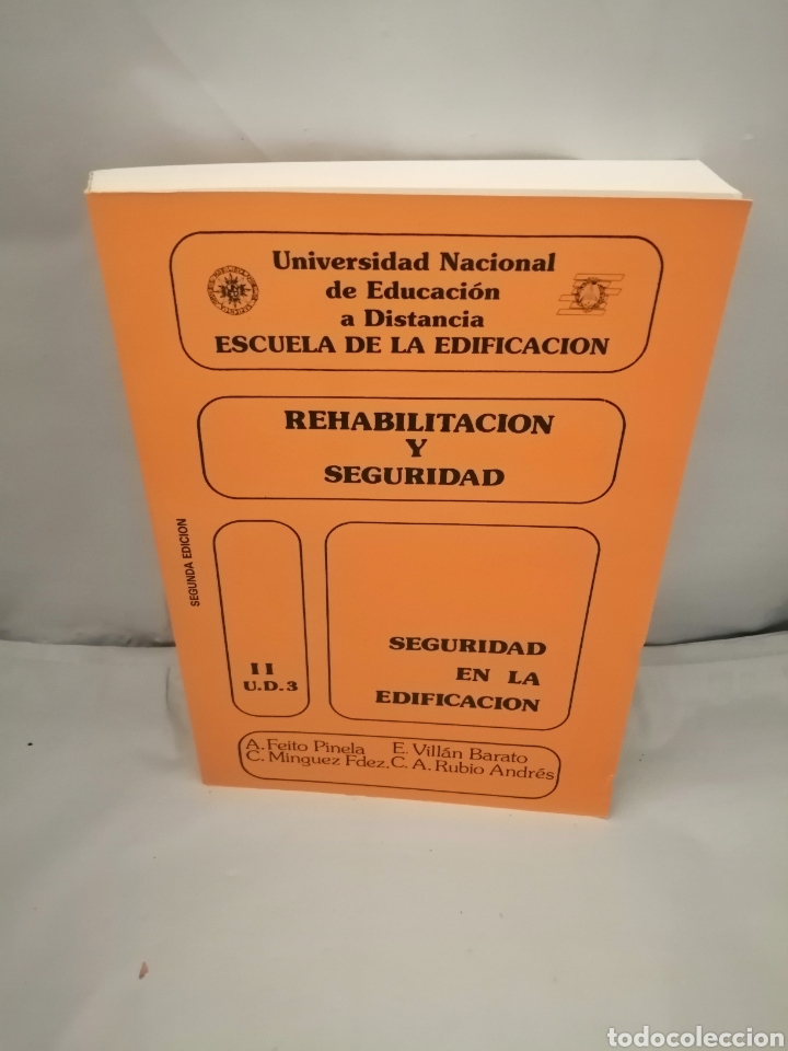 Libros de segunda mano: SEGURIDAD EN LA EDIFICACI&Oacute;N II / U.D.3: REHABILITACI&Oacute;N Y SEGURIDAD