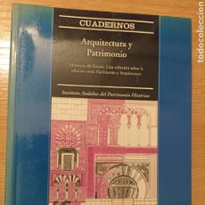 Libros de segunda mano: ARQUITECTURA Y PATRIMONIO. MEMORIA DEL FUTURO. JUNTA DE ANDALUCÍA, 1994.. Lote 297582618