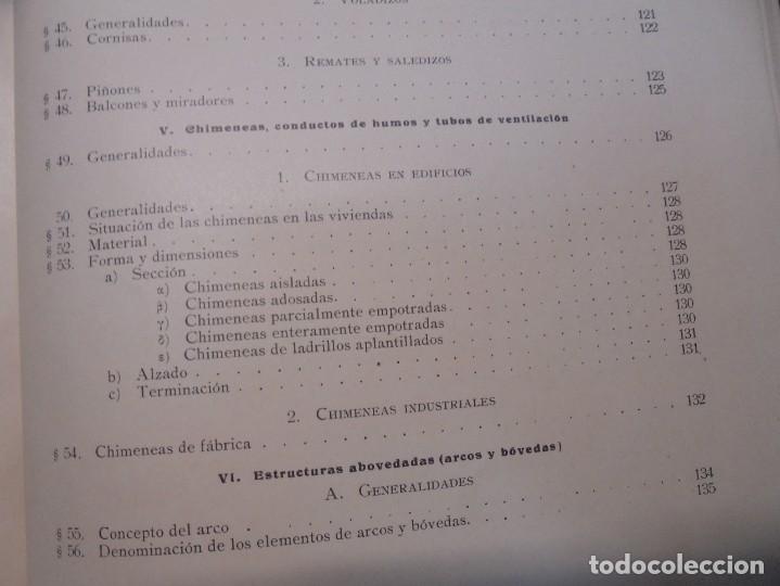 Libros de segunda mano: TRATADO GENERAL DE CONSTRUCCION. CARLOS ESSELBORN. CONSTRUCCION DE EDIFICIOS. TOMO I. 1938 - Foto 25