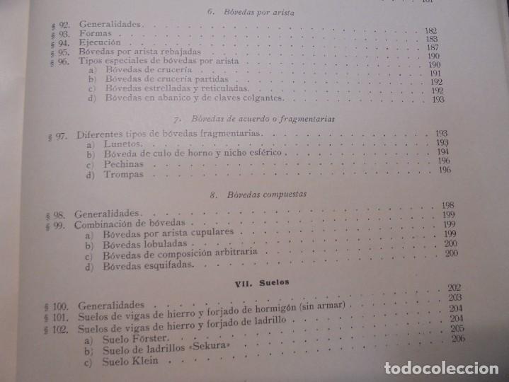Libros de segunda mano: TRATADO GENERAL DE CONSTRUCCION. CARLOS ESSELBORN. CONSTRUCCION DE EDIFICIOS. TOMO I. 1938 - Foto 29