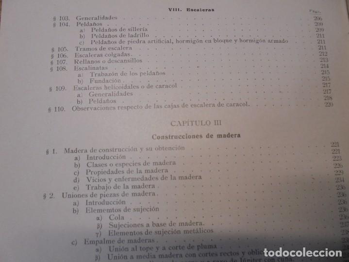 Libros de segunda mano: TRATADO GENERAL DE CONSTRUCCION. CARLOS ESSELBORN. CONSTRUCCION DE EDIFICIOS. TOMO I. 1938 - Foto 30