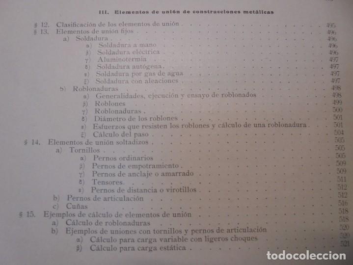 Libros de segunda mano: TRATADO GENERAL DE CONSTRUCCION. CARLOS ESSELBORN. CONSTRUCCION DE EDIFICIOS. TOMO I. 1938 - Foto 39