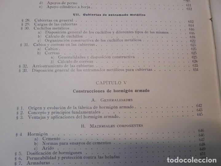 Libros de segunda mano: TRATADO GENERAL DE CONSTRUCCION. CARLOS ESSELBORN. CONSTRUCCION DE EDIFICIOS. TOMO I. 1938 - Foto 42