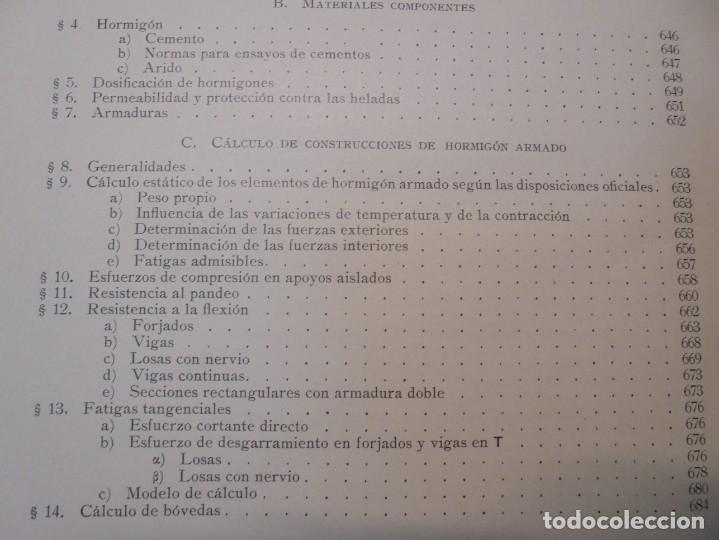 Libros de segunda mano: TRATADO GENERAL DE CONSTRUCCION. CARLOS ESSELBORN. CONSTRUCCION DE EDIFICIOS. TOMO I. 1938 - Foto 43