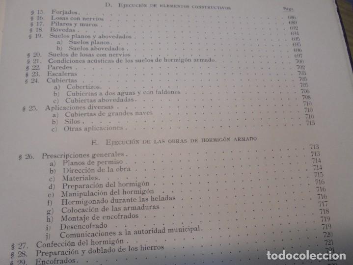 Libros de segunda mano: TRATADO GENERAL DE CONSTRUCCION. CARLOS ESSELBORN. CONSTRUCCION DE EDIFICIOS. TOMO I. 1938 - Foto 44
