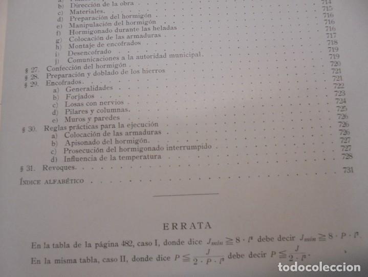 Libros de segunda mano: TRATADO GENERAL DE CONSTRUCCION. CARLOS ESSELBORN. CONSTRUCCION DE EDIFICIOS. TOMO I. 1938 - Foto 45