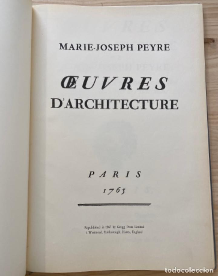 Libros de segunda mano: Marie-Joseph Peyre. Oeuvres dArchitecture - Foto 2