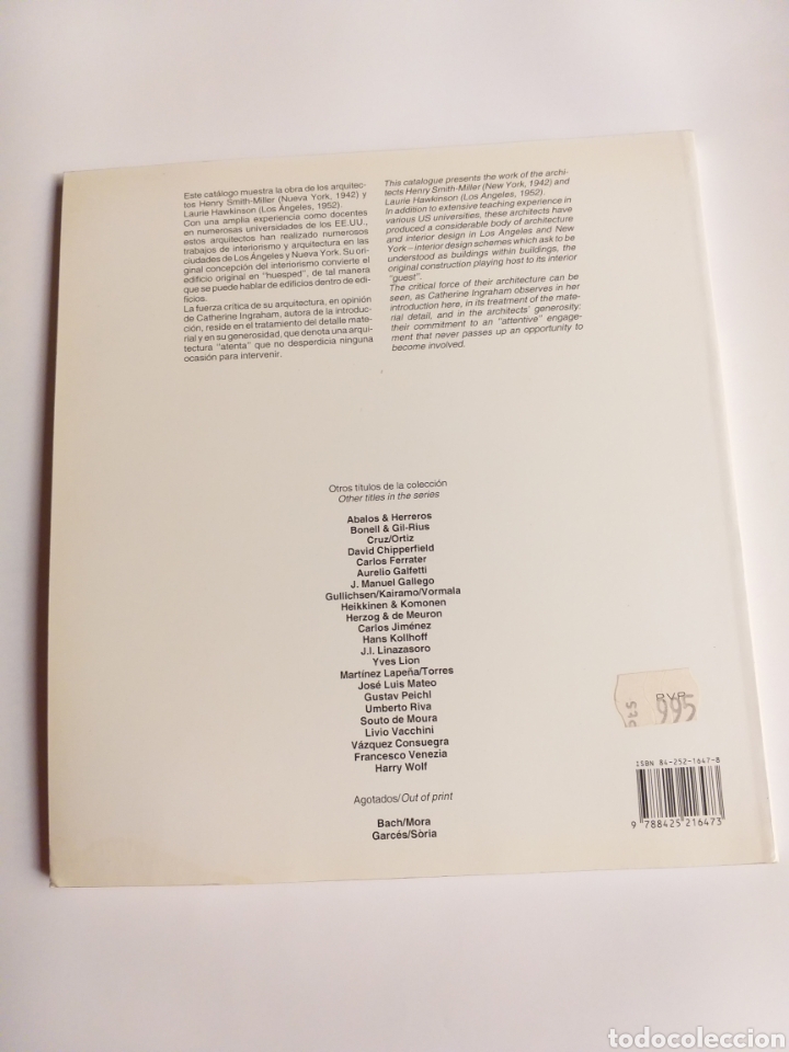 Libros de segunda mano: Smith Miller + Hawkinson . Introducci&oacute;n introducci&oacute;n Catherine Ingraham - Foto 6