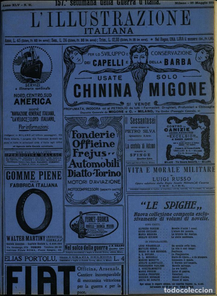 Gebrauchte B&uuml;cher: L'illustrazione Italiana anno XLV N.21 del 1918