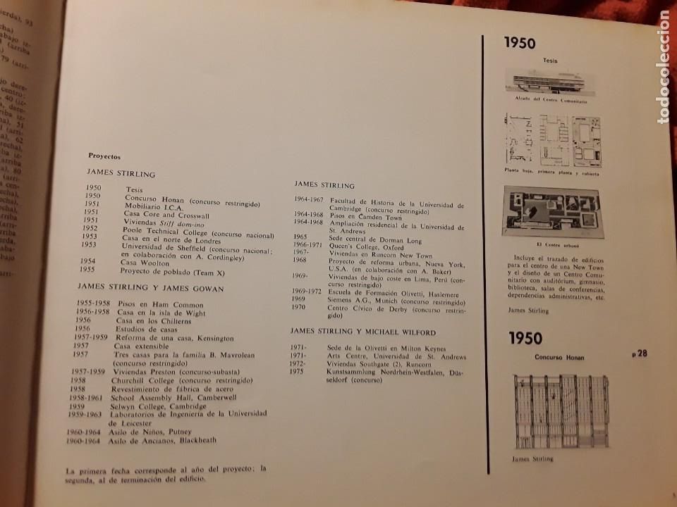Libros de segunda mano: James Stirling. Edificios y proyectos 1950-1974. Gustavo Gil 1982 - Foto 5