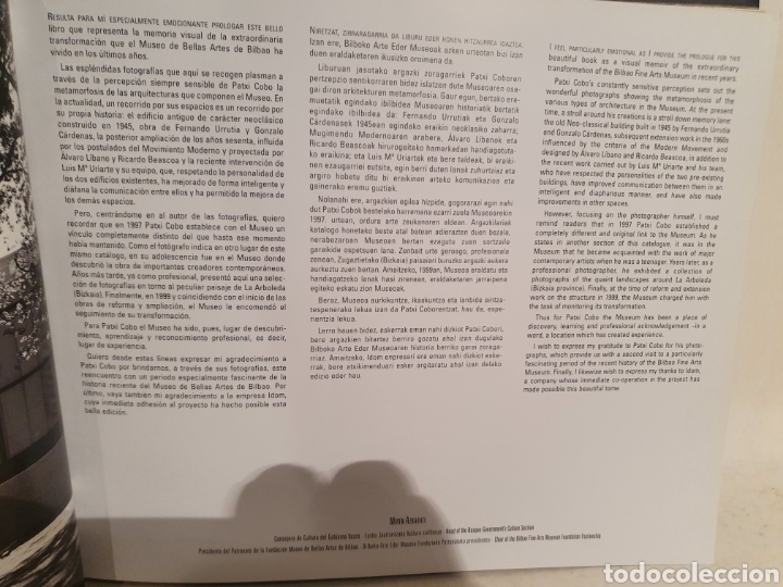 Libros de segunda mano: PATXI COBO. MUSEO UN ESPACIO TRANSFORMADO. BILBAO 2002. - Foto 5