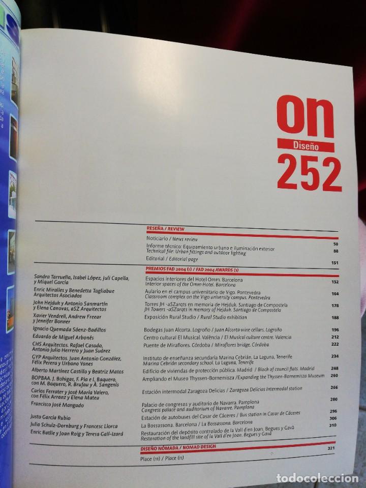 Libros de segunda mano: ON DISE&Ntilde;O 252. ARQUITECTURA ARTE... - Foto 2