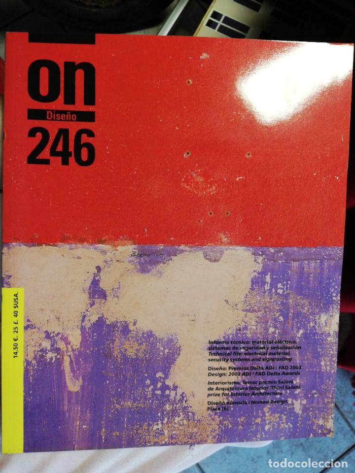 Libros de segunda mano: ON DISE&Ntilde;O 246. ARQUITECTURA ARTE...