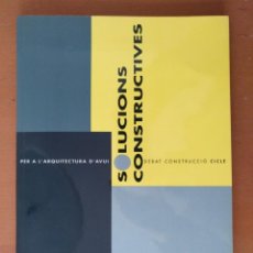 Libros de segunda mano: PER A L'ARQUITECTURA D'AVUI SOLUCIONS CONSTRUCTIVES CATALAN Y CASTELLANO BARCELONA 1992-1993. Lote 309894223
