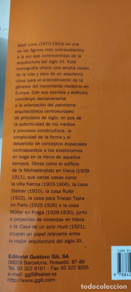 Libros de segunda mano: ADOLF LOOS - KURT LUSTENBERGER - Foto 2