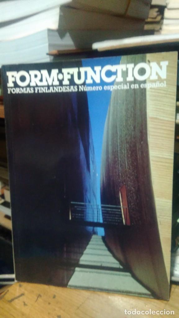 Libros de segunda mano: FORM FUNCTION, FORMAS FINLANDESA N. ESPECIAL EN ESPA&Ntilde;OL - Foto 1