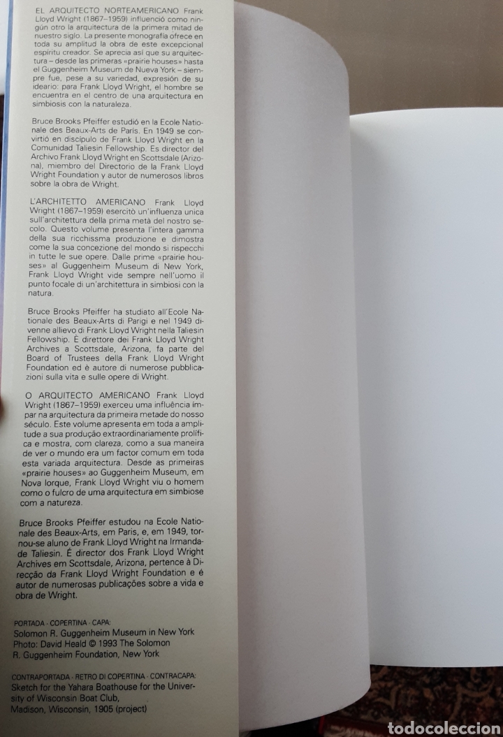 Libros de segunda mano: FRANK LLOYD WRIGHT. TASCHEN - Foto 5