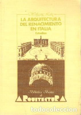 Libros de segunda mano: LA ARQUITECTURA DEL RENACIMIENTO EN ITALIA. ESTUDIOS. BLUME, HERMANN. AQ-193