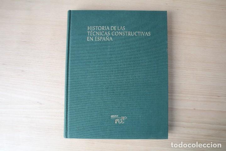 Libros de segunda mano: Historia de las t&eacute;cnicas constructivas en Espa&ntilde;a. - Foto 1