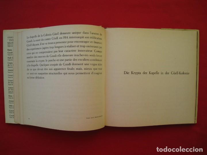 Libros de segunda mano: GAUDI - CRIPTA COLONIA G&Uuml;ELL - EDICIONES POLIGRAFA 1972. - Foto 5