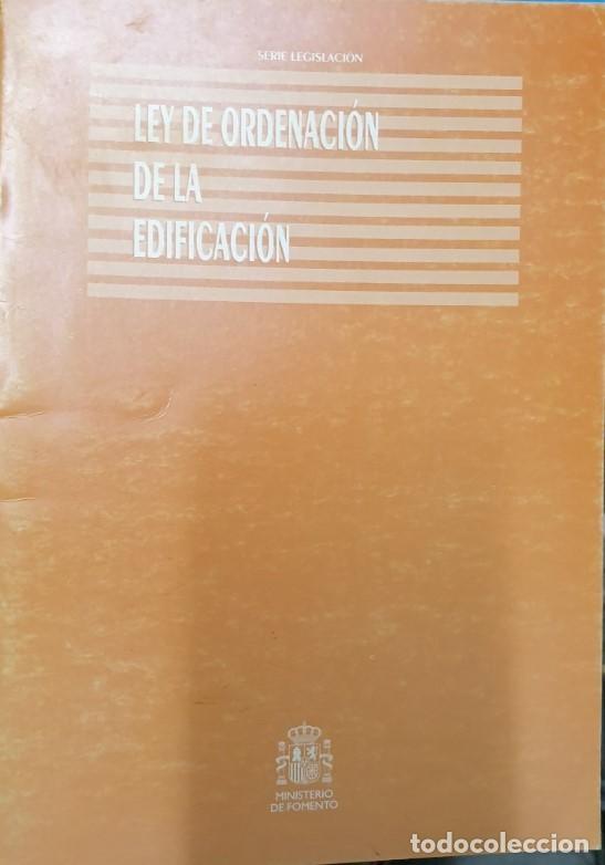 Libros de segunda mano: LEY DE ORDENACI&Oacute;N DE LA EDIFICACION. - VV.AA. - Foto 1