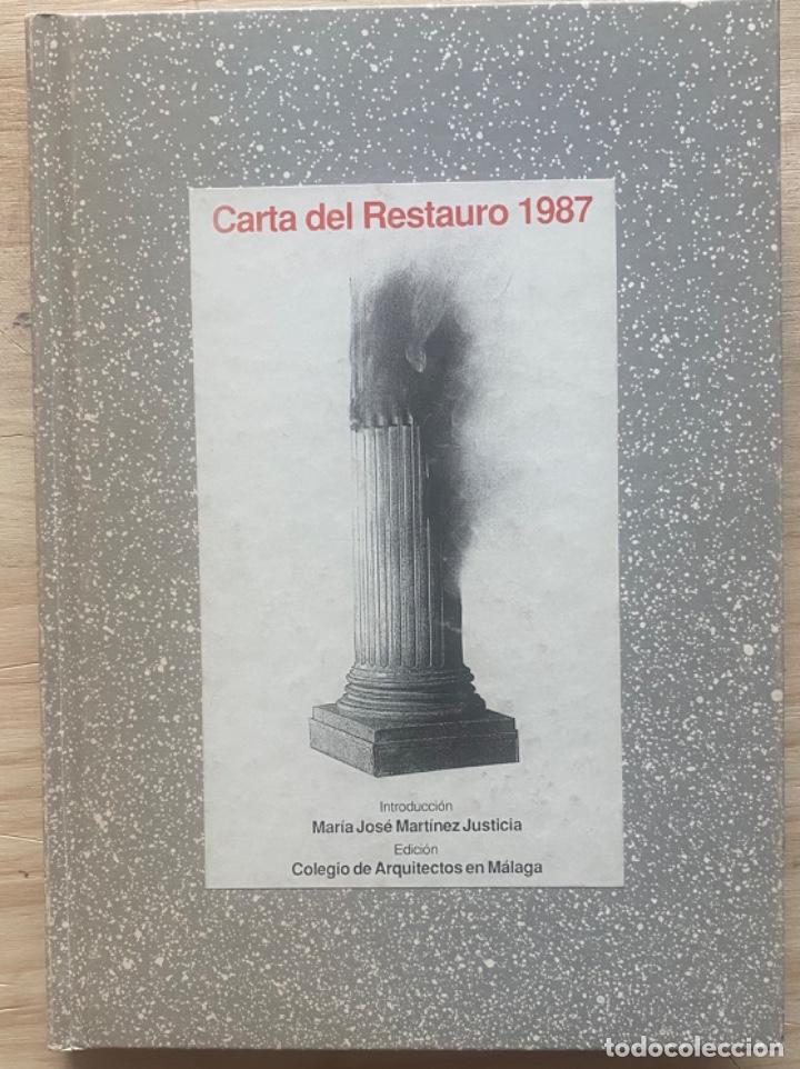 Libros de segunda mano: Carta del Restauro 1987 - Foto 1