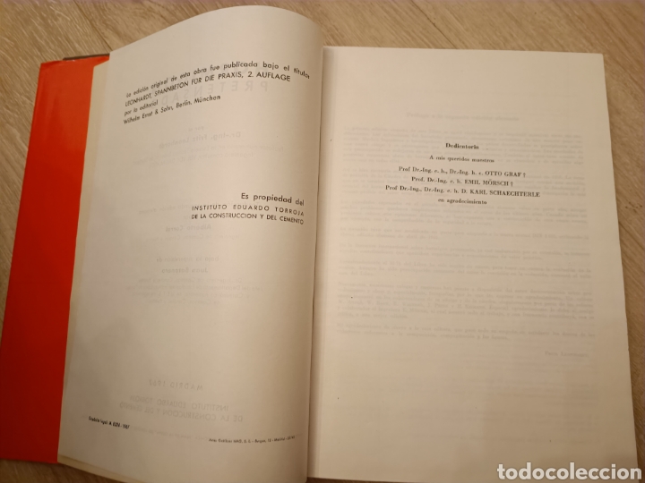 Libros de segunda mano: HORMIG&Oacute;N PRETENSADO PROYECTOS Y CONSTRUCCI&Oacute;N - LEONHART - Foto 8