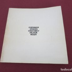 Livres d'occasion: FIVE ARCHITECTS - EISENMAN GRAVES GWATHMEY HEJDUK MEIER - GUSTAVO GILI 1982 ARQUITECTURA. Lote 339357063