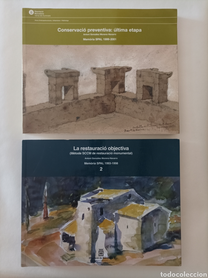 Gebrauchte B&uuml;cher: ANTONIO GONZALEZ MORENO NAVARRO. 1.Conservaci&oacute;n preventiva. 2.Conservaci&oacute;n objetiva. Memorial SPAL.