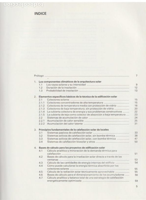 Libros de segunda mano: Arquitectura solar : concepto, c&aacute;lculo y ejecuci&oacute;n de edificaciones solares / Pierre Robert Sabady - Foto 3